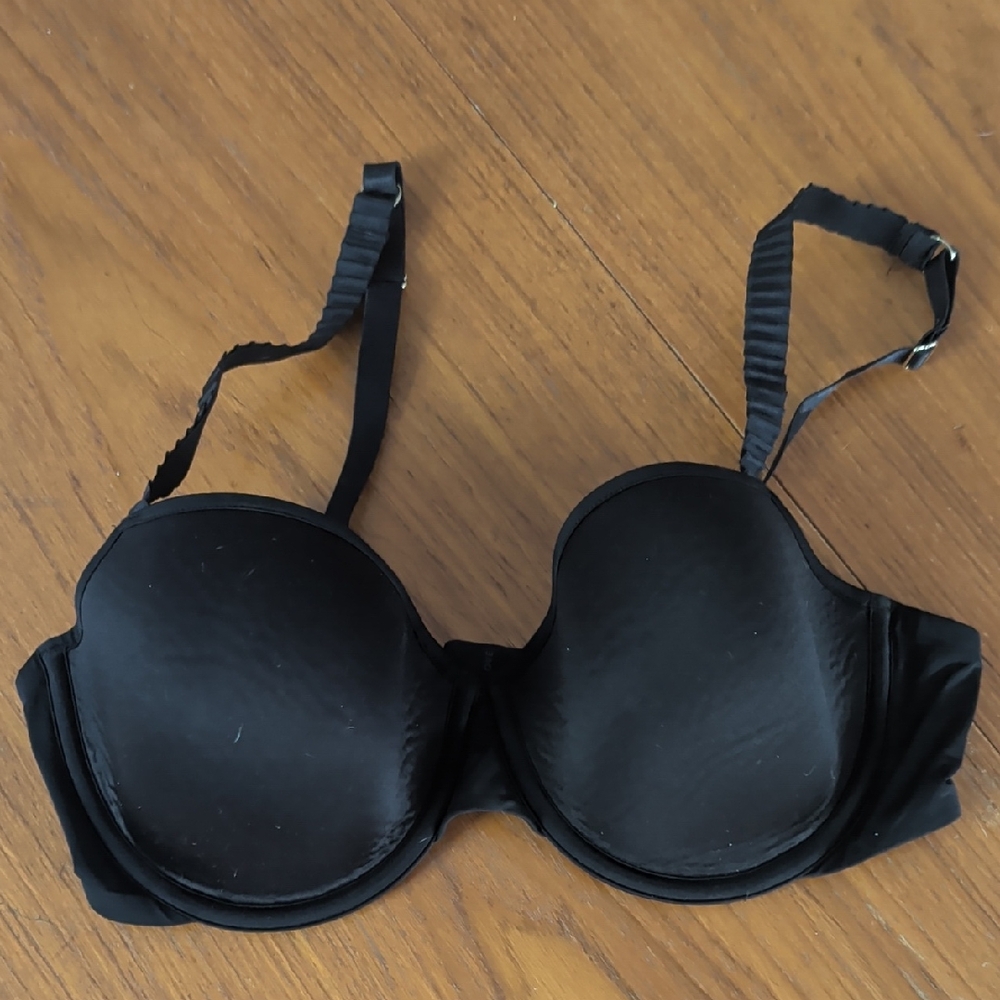 ThirdLove 24/7 Classic  T-Shirt Bra EUC 34D Black